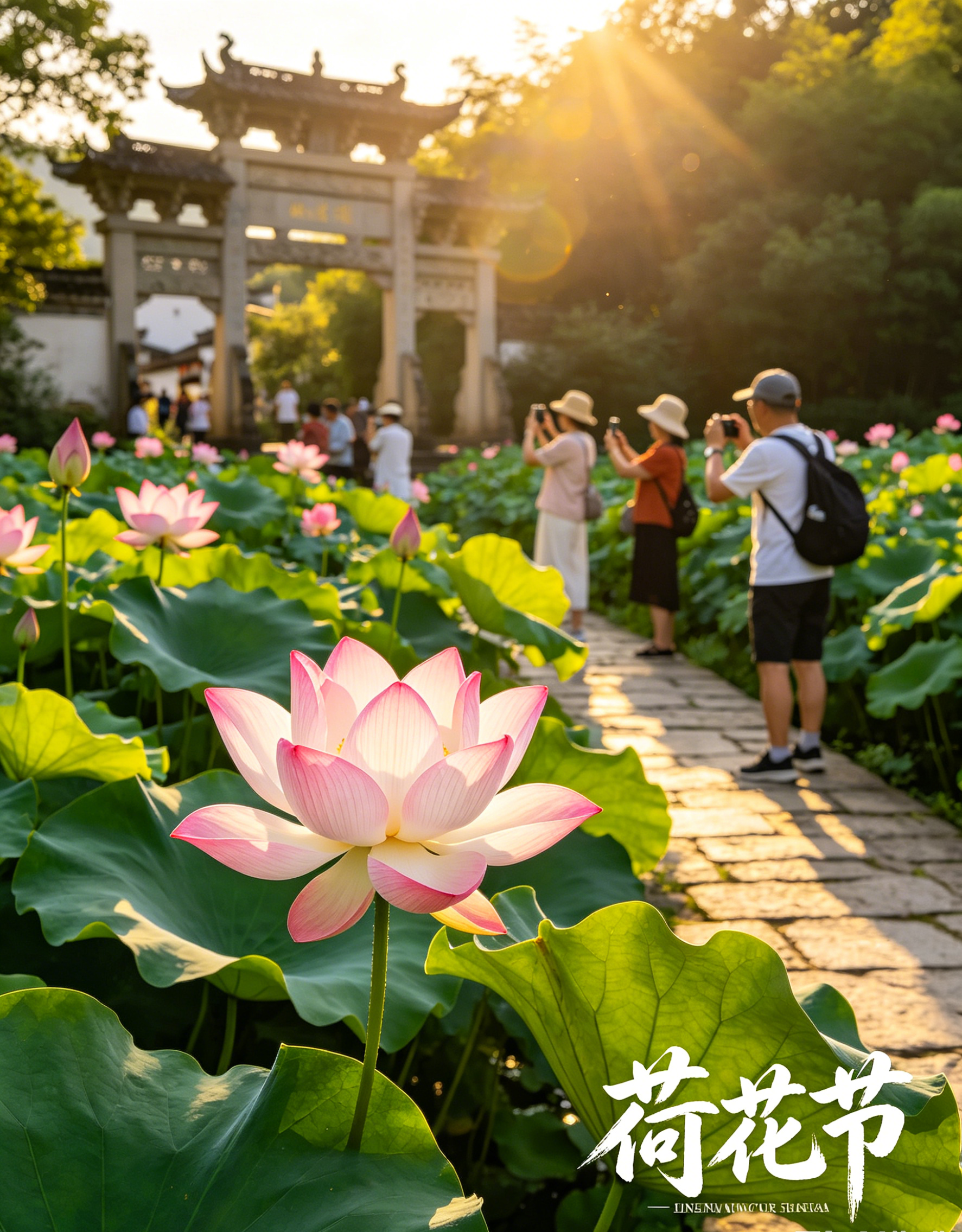 莲溪村荷花节